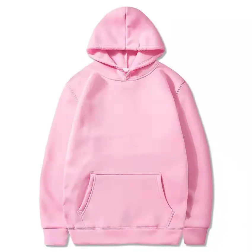 Men Red Fleece Hoodie Winter Plus Size - Image 5