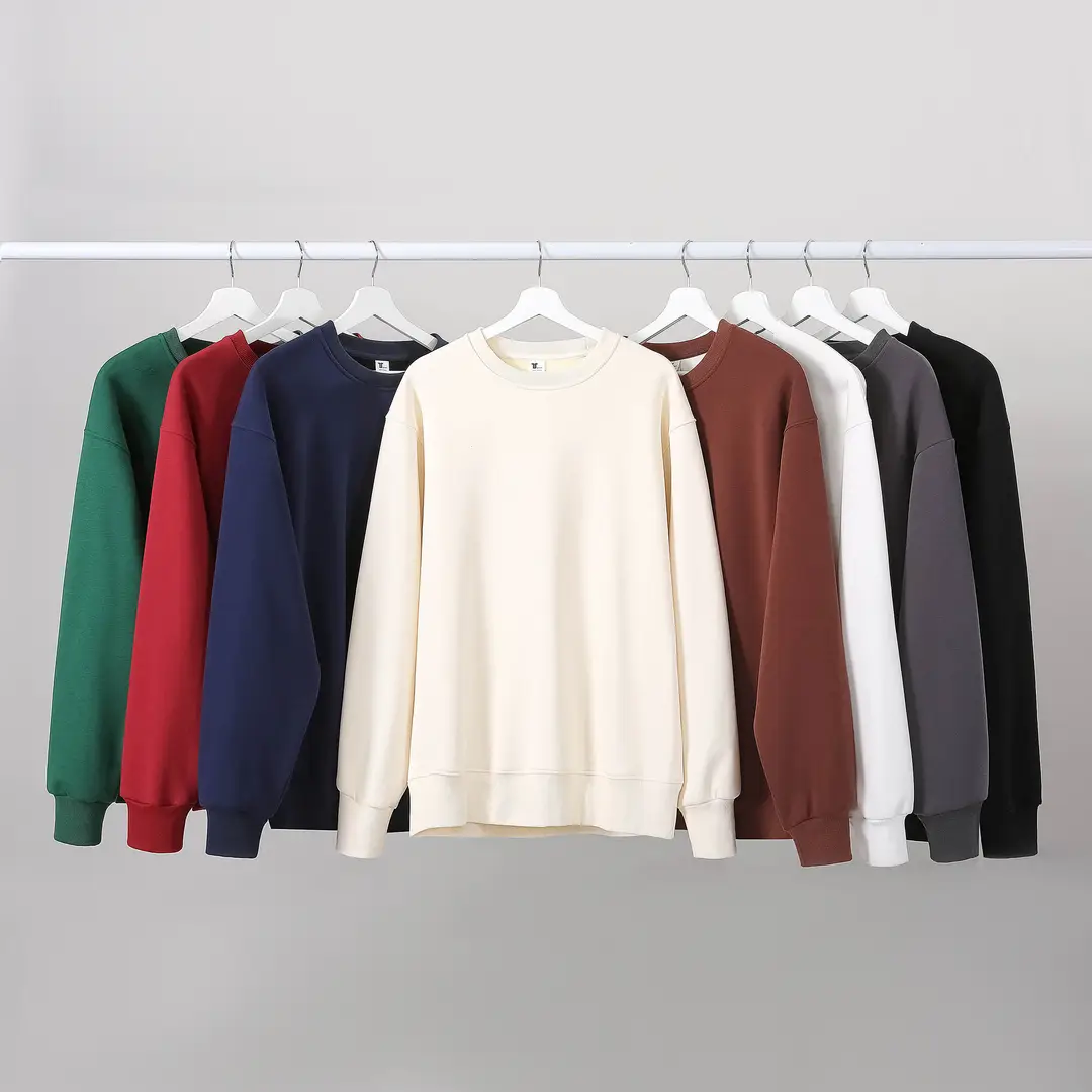 Wine Red Loose Faux Lambswool Sweater Winter Men Women - Image 3