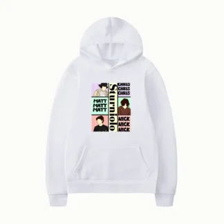 White Sturniolo Triplets Hoodie for Men Women