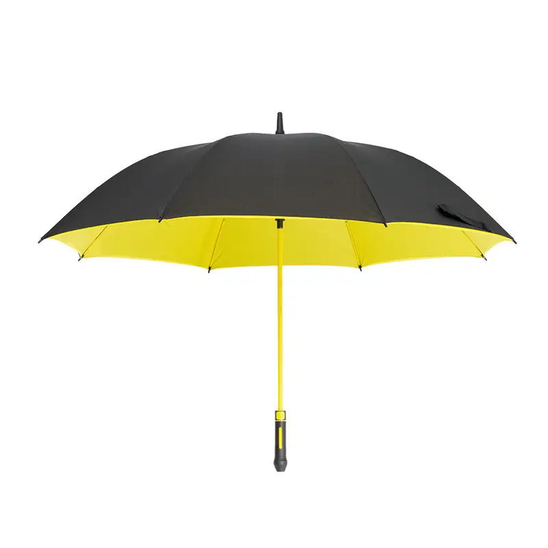 Double Layer Straight Umbrella Rain Sun Protection Golf Umbrella Black Red Blue - Image 5
