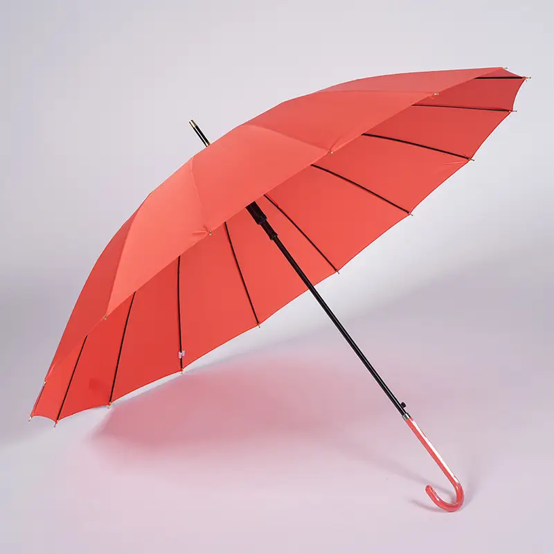 Dark Blue Japanese Style Straight Handle Umbrella - Image 7