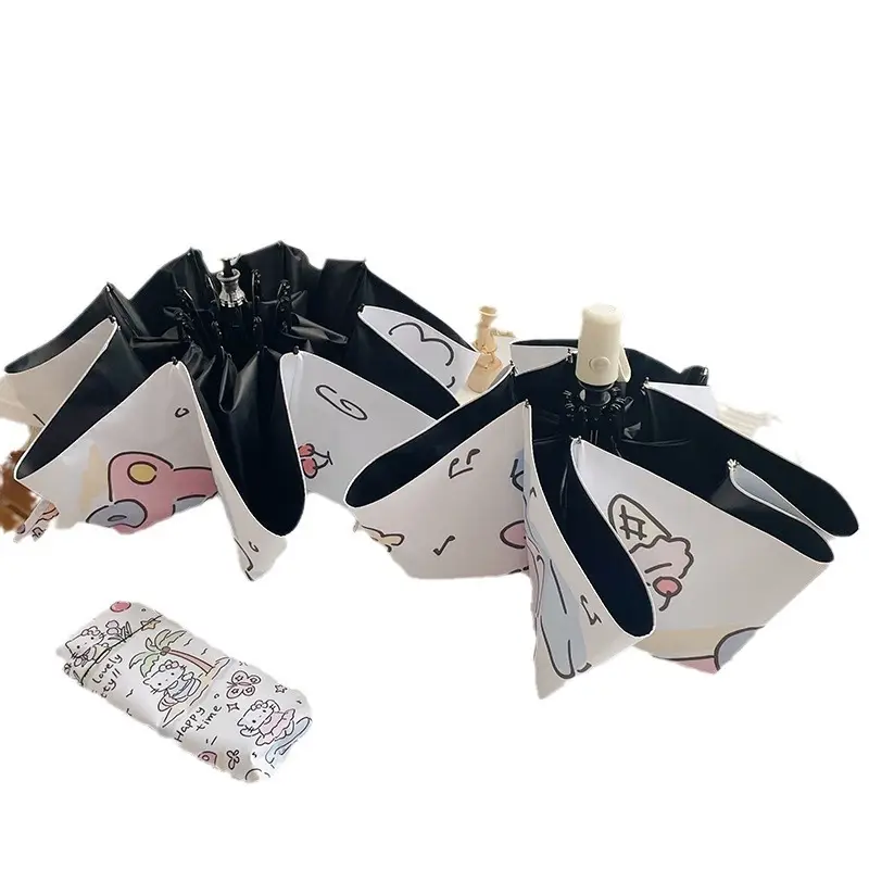 Hello Kitty Automatic Folding Sun & Rain Umbrella for Women - Image 5