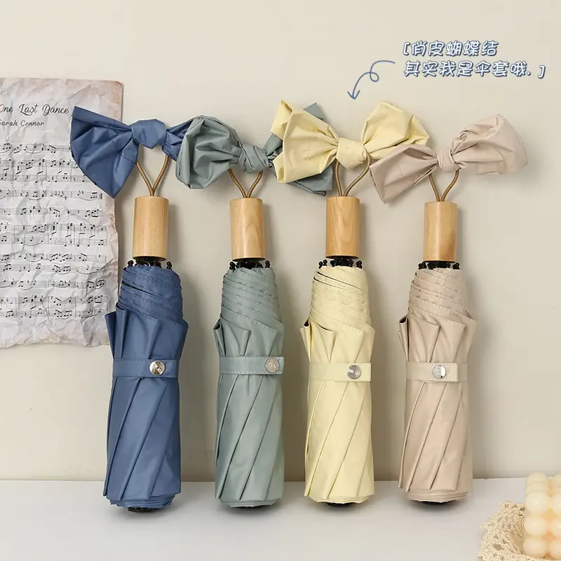 70% off Manual Umbrella Vinyl Folding Umbrella Sun Protection Uv Protection Sun Umbrella Sunshade Umbrella Windproof - Image 4
