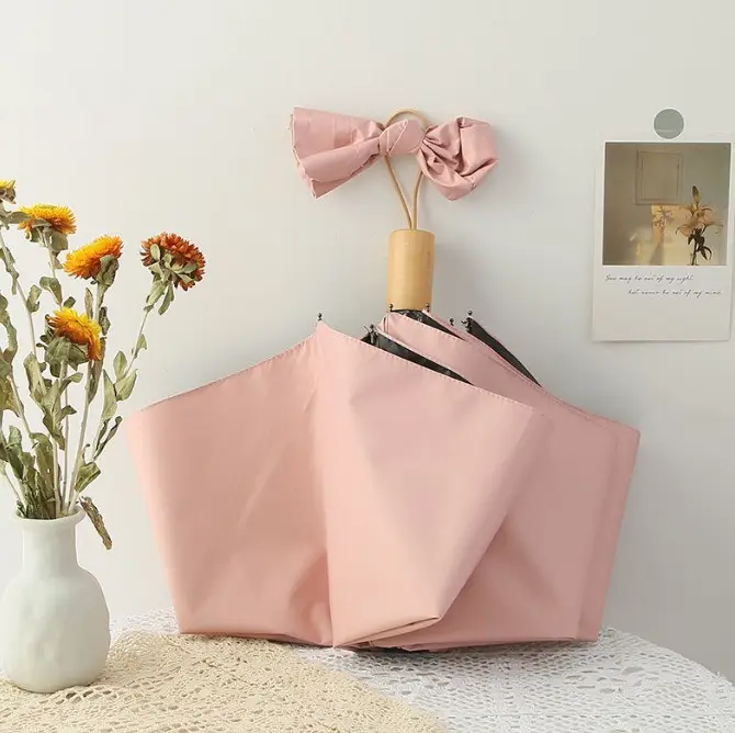 70% off Manual Umbrella Vinyl Folding Umbrella Sun Protection Uv Protection Sun Umbrella Sunshade Umbrella Windproof - Image 7