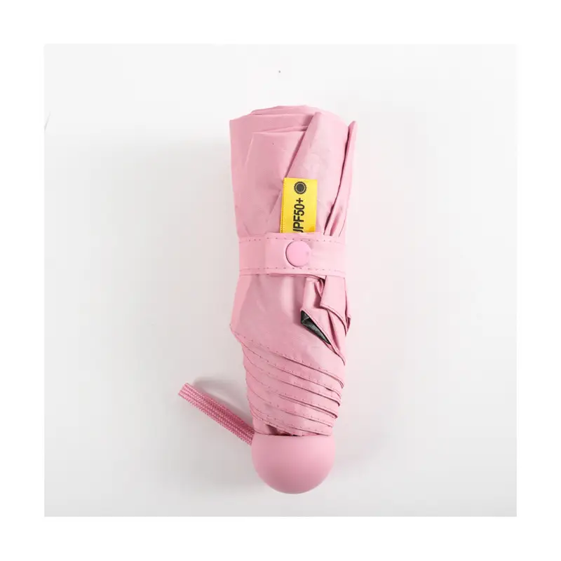 Mini Red Capsule Sun Umbrella 50% Folding - Image 5