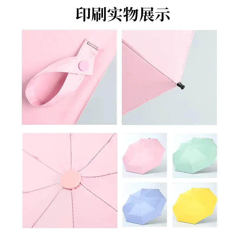 Custom Logo Sunscreen Umbrella Women Foldable - Image 4