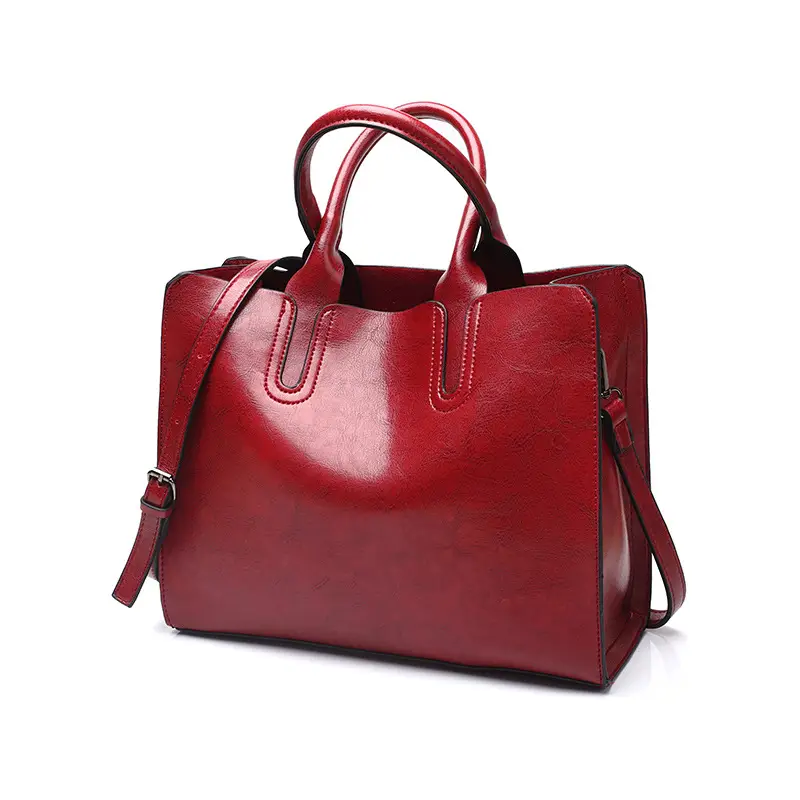 Retro Brown Leather Handbag for Women - Image 6