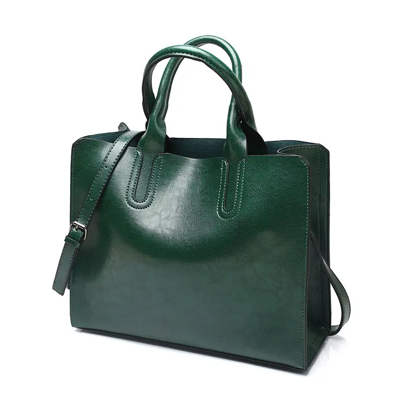 Retro Brown Leather Handbag for Women - Image 7
