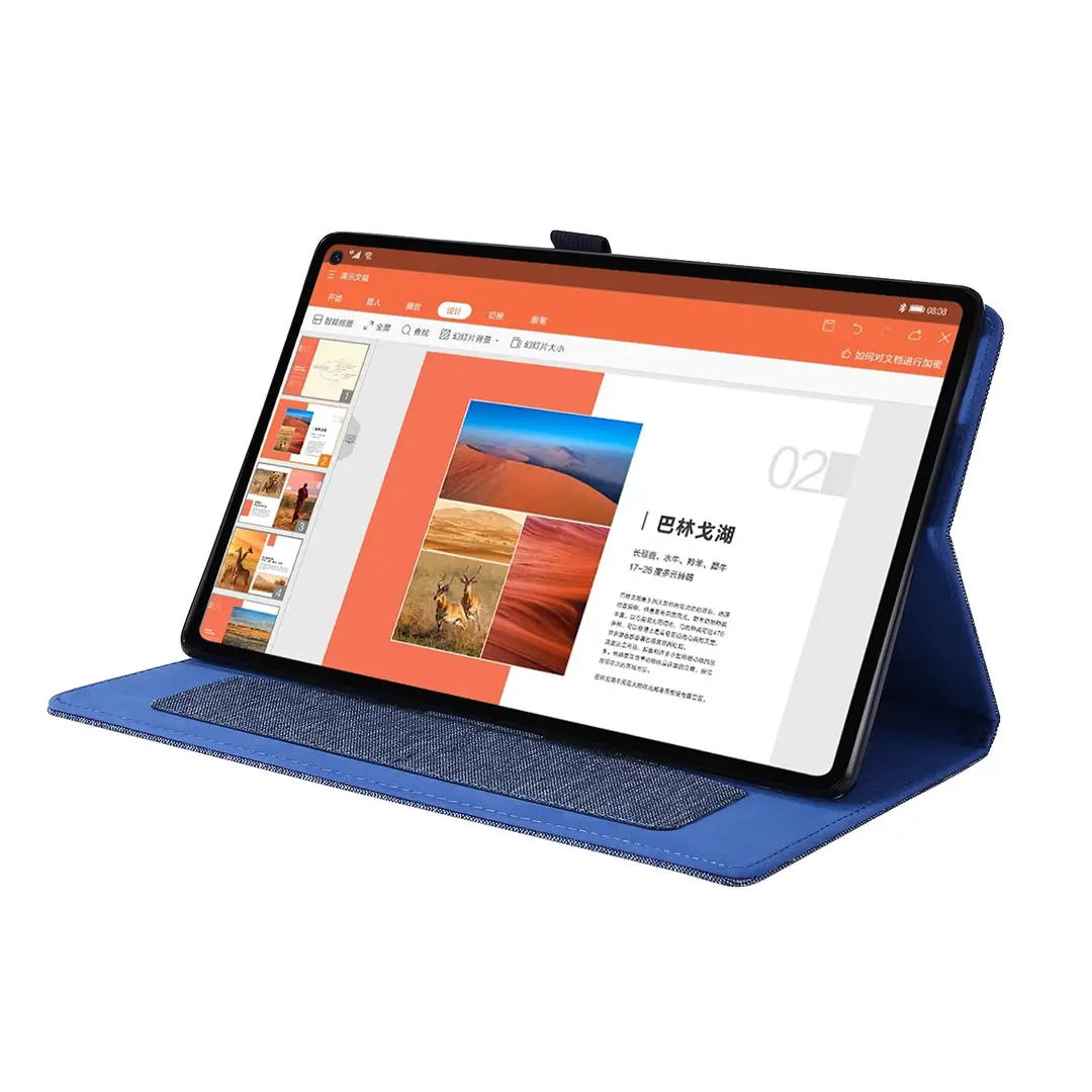 Lenovo M10 Plus Denim Sleeve Case - Image 2