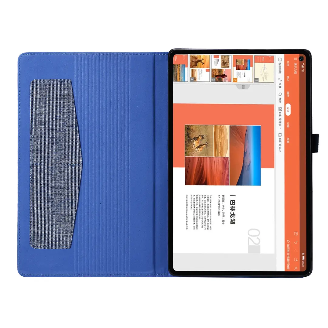 Lenovo M10 Plus Denim Sleeve Case - Image 3