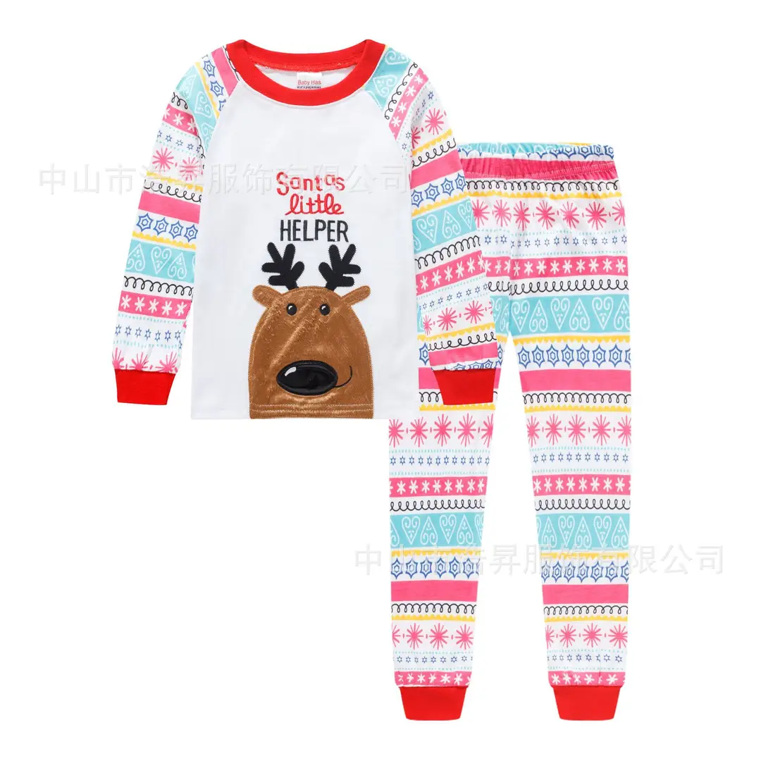 Red Snowman Pullover Suit for Kids 2-7 Years - Image 2