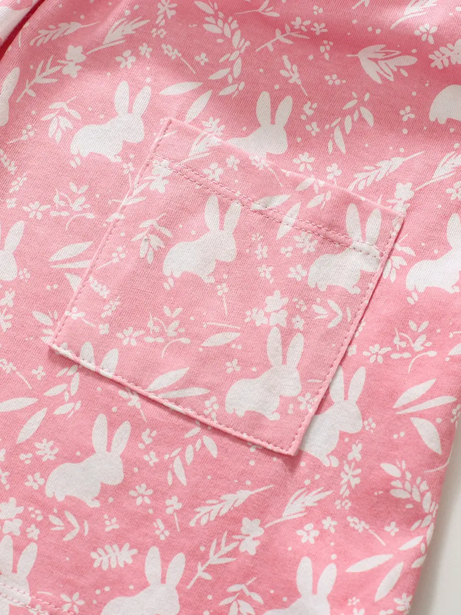 Pink Doll Collar A-Line Dress for Girls Summer Wear - Image 3