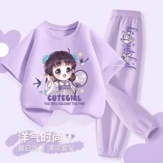 Cute Girl Cotton Summer Set for Girls