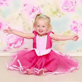 Pink Princess Tulle Dress for Girls Summer Wear