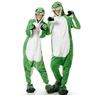 Green Snake Onesies for Kids Warm Pajamas