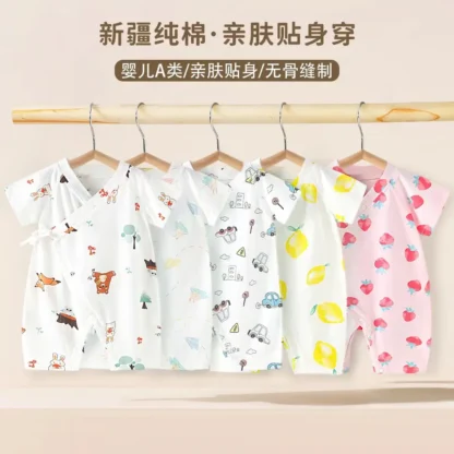 Baby Pajamas Set with Strawberries