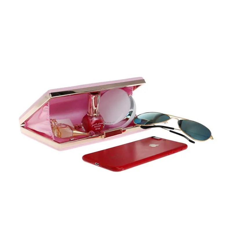 Pink Women's Clutch Bag Evening Party Use - Image 2