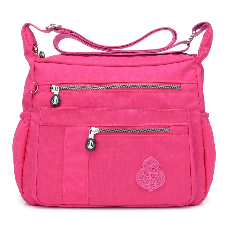 Women's Cross-body Nylon Bag Dark Blue Water-resistant Daily Use - Image 2