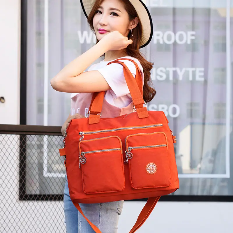 Purple Zippered Shoulder Bag for Women - Image 2