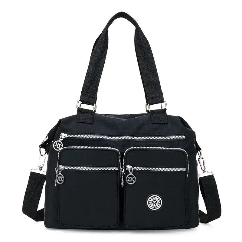Purple Zippered Shoulder Bag for Women - Image 8