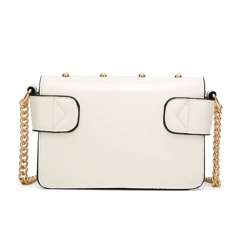 White Pearl Bee Shoulder Bag for Women - Image 5