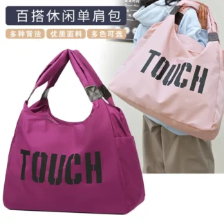 Women Oxford Cloth Shoulder Bag Touch Design Large Capacity Portable
