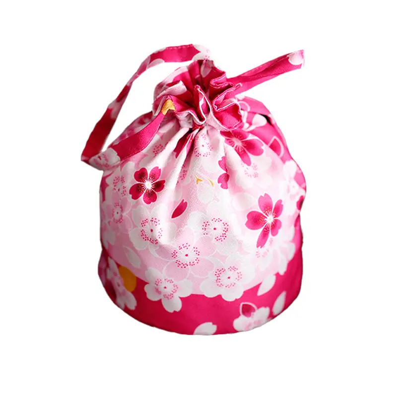 Red Floral Crane Handbag for Women - Image 5
