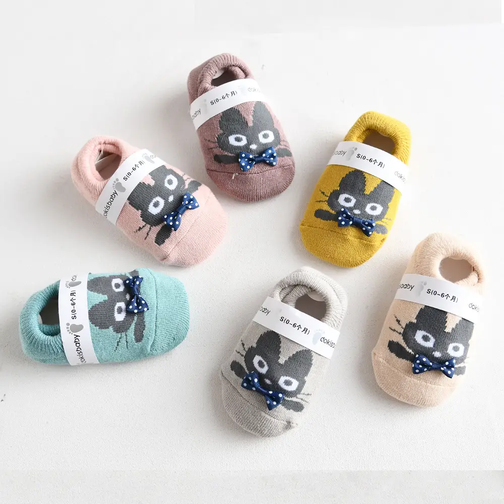 Summer Thin Cartoon Baby Socks Bear Claw Silicone - Image 4