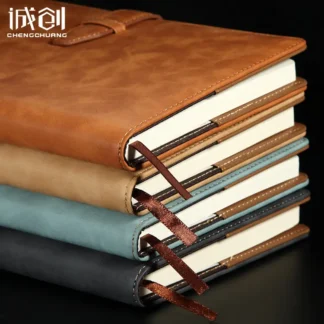 A5 Leather Diary with Buckle Closure