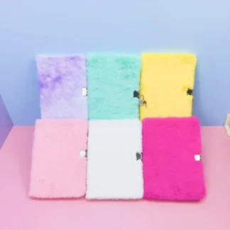 Plush Lockable Diary Notebook Cute Colors