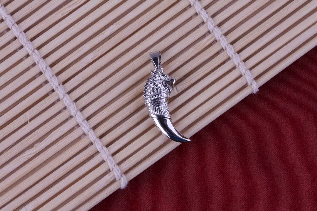 Men Korean Style Spike Pendant Necklace Silver Plated - Image 7