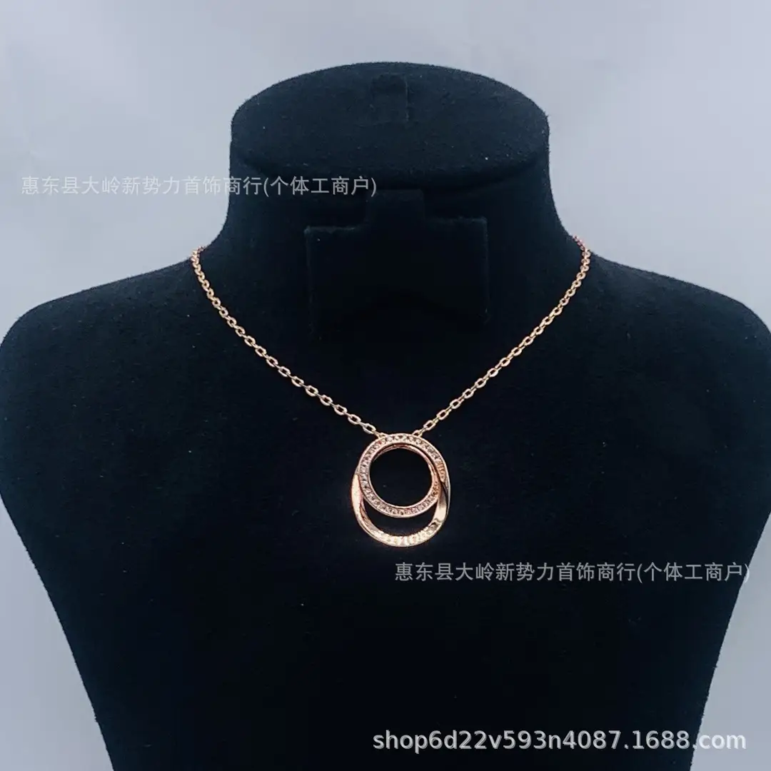 Leopard Rhinestone Necklace Women Trendy Daily Wear - Image 2
