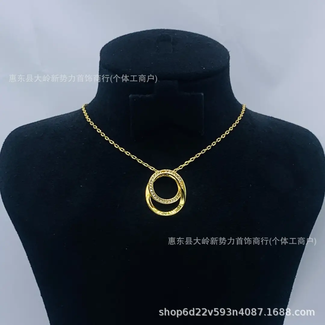 Leopard Rhinestone Necklace Women Trendy Daily Wear - Image 4