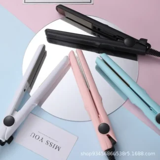 Mini Hair Straightener Dual Function Ceramic Plates Pastel Colors