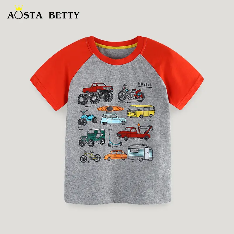 Kids Summer Cartoon T-Shirt Small Medium Boys