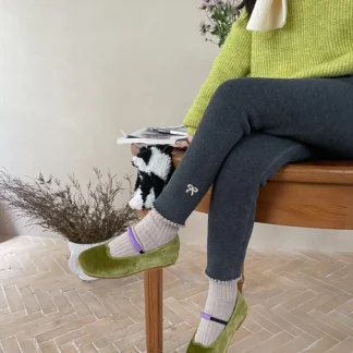 Korean Inspired Velvet Lined Leggings for Kids