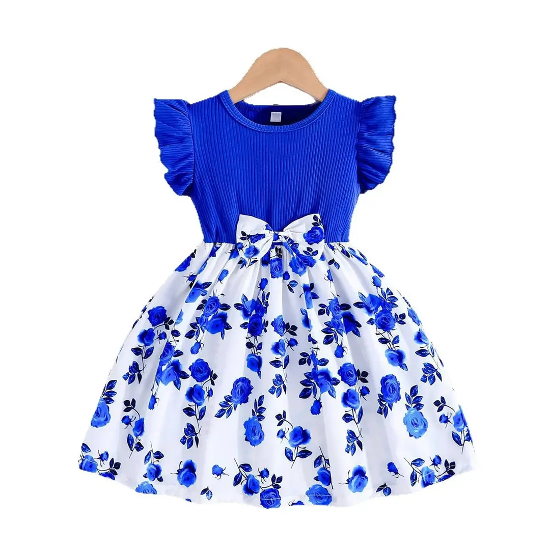 Girls Ruffled Floral Dress Summer Wear Pakistan - Image 5