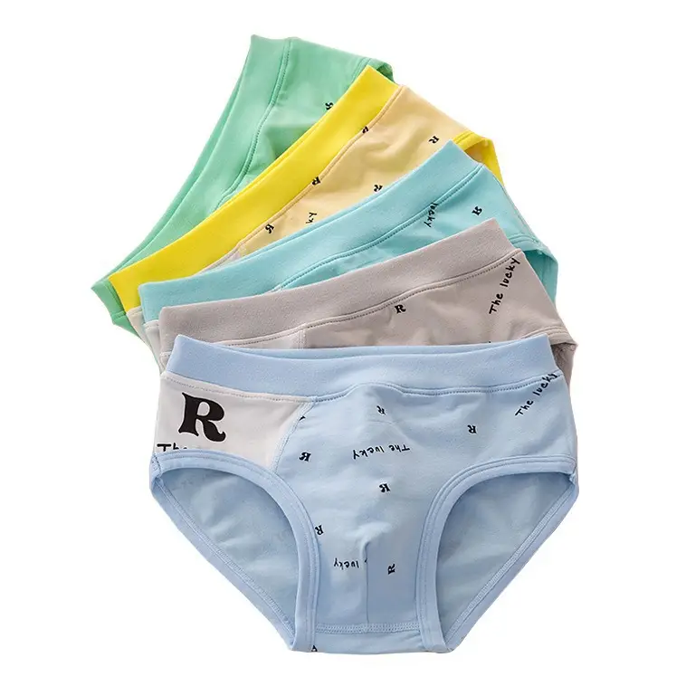 Kids Cartoon MAN Hat Briefs Cotton School Play Wear - Image 5
