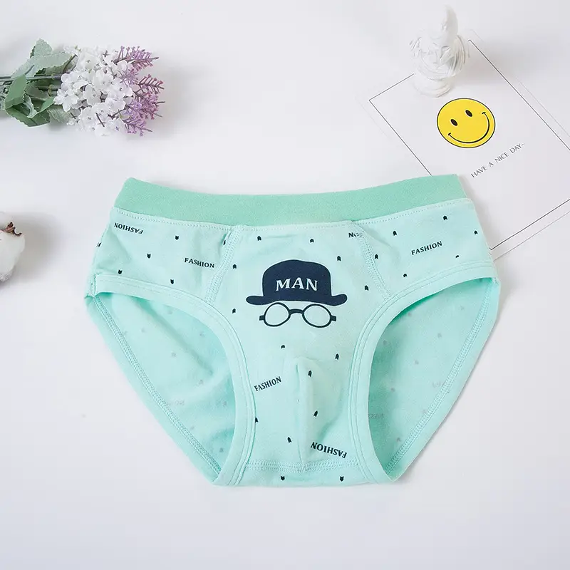 Kids Cartoon Man Hat Briefs Cotton for Boys 3-10Y - Image 3