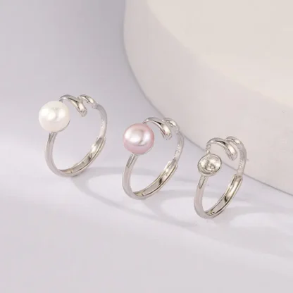 Pearl Necklace Earrings Set