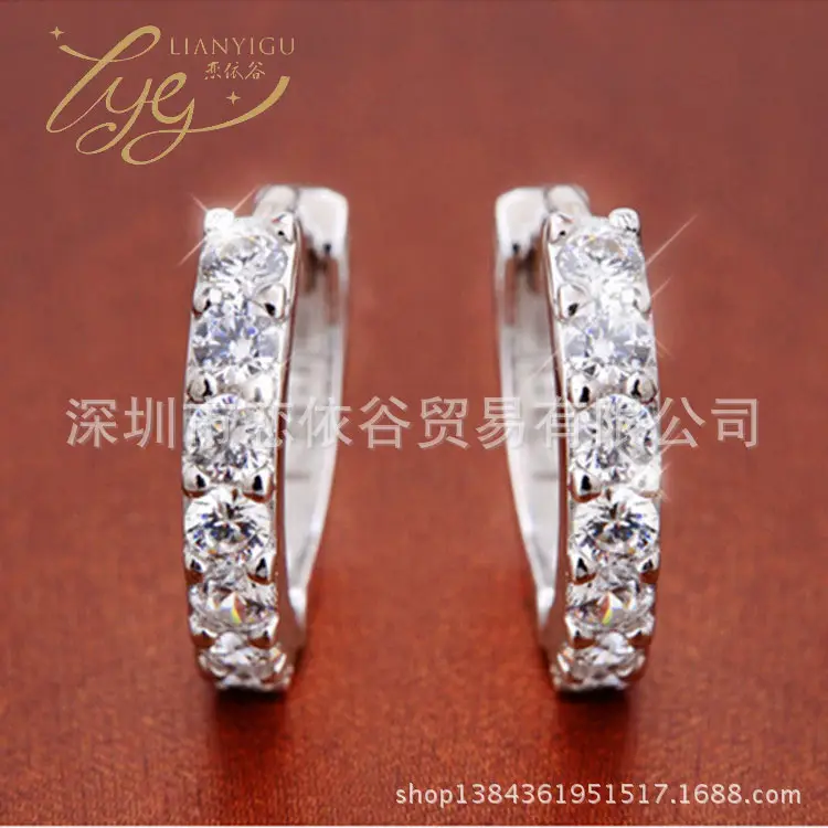 Gold Tones Joker Design Zircon Earrings for Women - Image 2