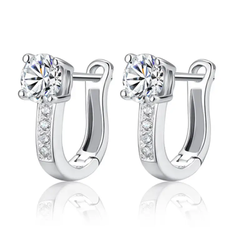 Gold Tones Joker Design Zircon Earrings for Women - Image 5