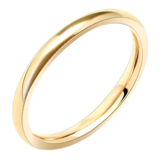Korean Style Rose Gold Titanium Steel Tail Ring