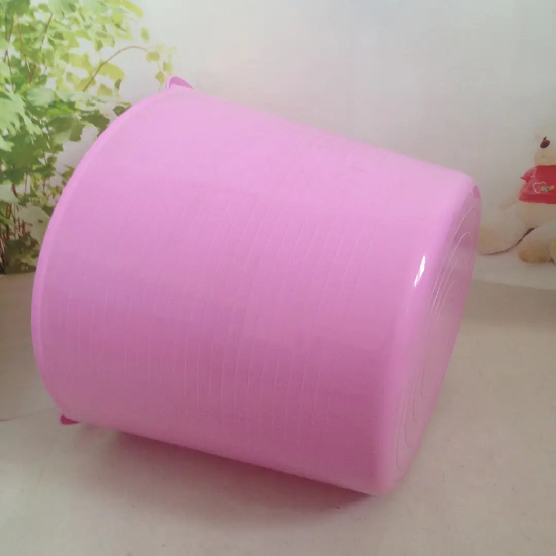 Stackable Plastic Bath Bucket Blue Pink for Kids - Image 4