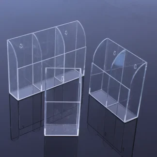 Transparent Wall-Mounted Storage Box for Home Organization