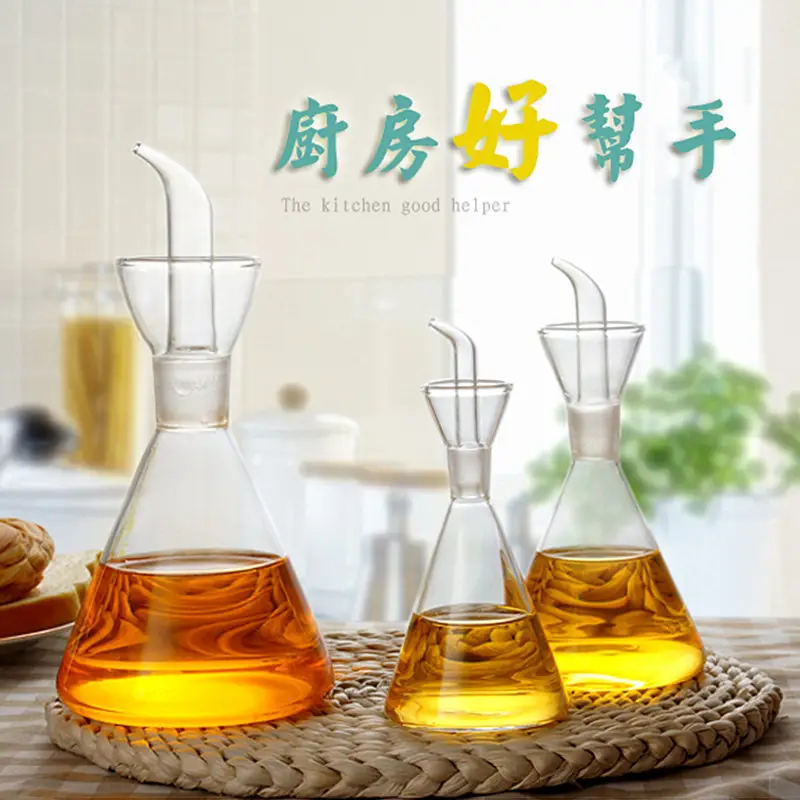 Borosilicate Oil Dispenser Bottle Modern Design - Image 2