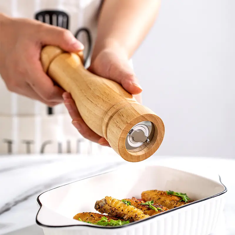 Solid Oak Pepper Grinder Rose Finish Manual - Image 4