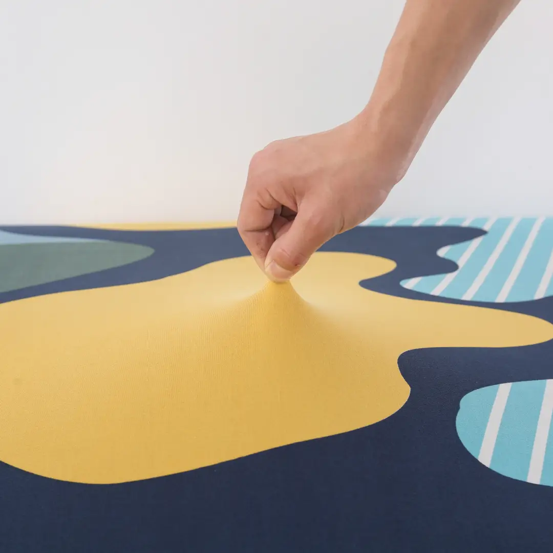 Stylish Sofa Cover Navy Yellow Coral Modern Design - Image 4