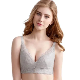 Lace Bra for Women, Breathable, Adjustable, Plus Size