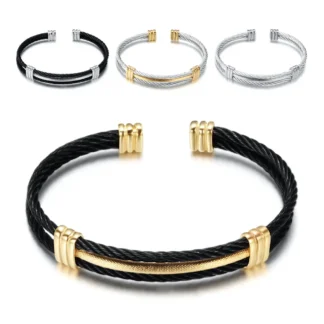 Premium Gold & Silver Braided Bracelet for Women